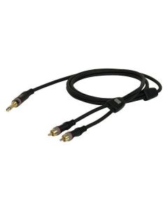 DAP XGL2275 Mono-Klinke - 2x Cinch-Stecker Kabel 0,75 m
