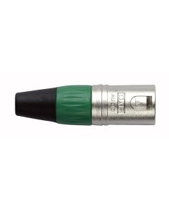 DAP XLR Stecker 3P Stecker Nickelgrün