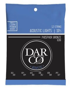 Darco D200 Saiten für Akustikgitarre 12-saitig Phosphor/Bronze .010