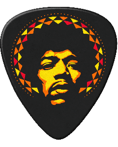 Dunlop Jimi Hendrix Aura Pick 36 Stück