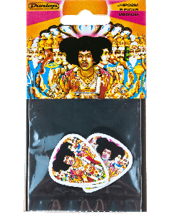 Dunlop Jimi Hendrix Bold als Love Medium Pick 6 Stück