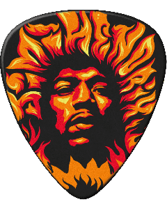 Dunlop Jimi Hendrix Feuerpickel 36 Stück