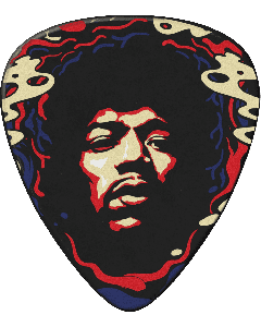 Dunlop Jimi Hendrix Star Pick 36 Stück