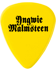 Dunlop Yngwie Malmsteen Custom Delrin 1.5mm Yellow Plektrum 24 Stk