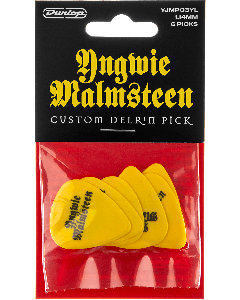 Dunlop Yngwie Malmsteen Custom Delrin 1.5mm Yellow Plektrum 6 Stk