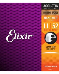 Elixir Nanoweb 16027 Phosphorbronze .011
