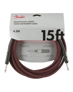 Fender Professional Tweed Instrumentenkabel 4,5m rot
