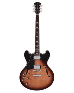 Sire H7L/VS elektrische archtop gitaar linkshandige vintage sunburst