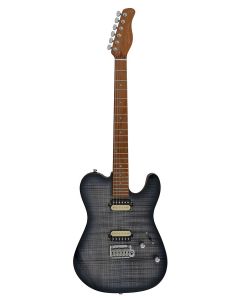 Sire T7FM/TBK elektrische gitaar t-style met gevlamde esdoorntop transparant zwart