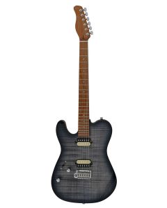 Sire T7FML/TBK linkshandige elektrische gitaar t-style gevlamde esdoorntop transparant zwart