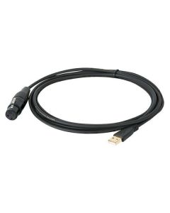 DAP UCI-10 USB-XLR-Mikrofon-Audioschnittstellenkabel