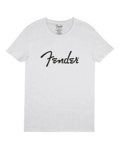 Fender T-Shirt Spaghetti-Logo weiß L