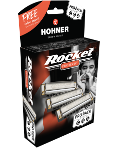 Hohner Rocket ProPack Mondharmonicaset C G A 