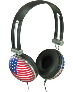 Kopfhörer amerikanische Flagge