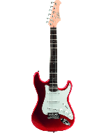 EKO S100 3/4 elektrische gitaar chrome red