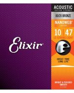 Elixir Nanoweb 11152 80/20 Bronze Akustik 12 Saiten