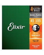 Elixir 14077 Nanoweb basgitaar snaren .045 - .105
