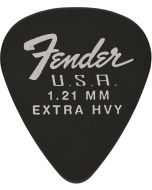 Fender Dura-Tone 1.12 Extra schweres schwarzes Plektrum