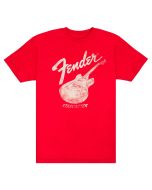 Fender T-Shirt Starcaster Rot groß