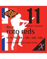 Rotosound R11-7 Roto Reds 7-saitige E-Gitarrensaiten .011