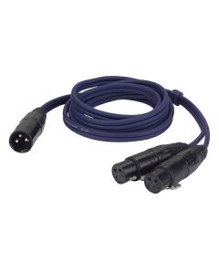 DAP FL38150 XLR-Stecker - 2x XLR-Buchse Kabel 1,5 m