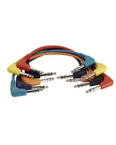 DAP FL4230 Stereo Patchkabel 30 cm rechtwinklig (6 Stück)
