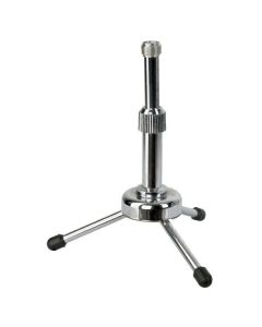 DAP Mini Tischmikrofonstativ 12 bis 16 cm Chrom