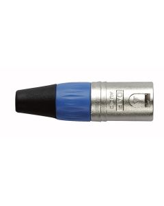 DAP XLR-Stecker 3P-Stecker Nickelblau