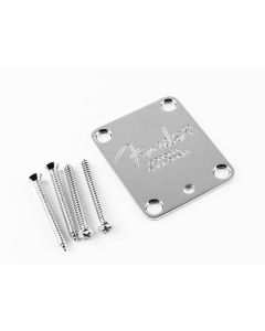Fender American Series Halsplatte Corona Logo Chrom