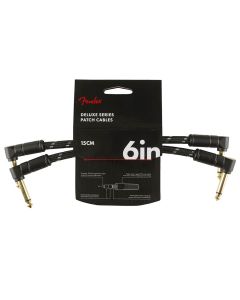 Fender Deluxe Patchkabel schwarz tweed (2 Stück)