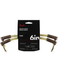 Fender Deluxe Patchkabel 15cm Tweed (2 Stück)