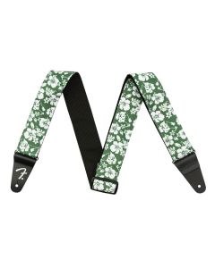 Fender Hawaiian 2inch Gitarrengurt Green Floral