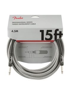 Fender Professional Tweed Instrumentenkabel 4,5m weiß