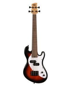 Kala Solid Body 4-String Tobacco Burst Fretless U-BASS