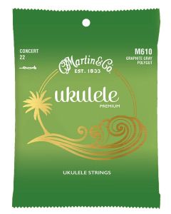 Martin M610 Premium Polygut Konzert-Ukulele-Saiten .022