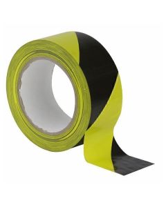 Showtec Bodenband 50 mm 33 m Gelb Schwarz