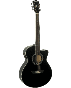Washburn Festival EA12B Westerngitarre schwarz
