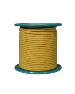 Anschlusskabel für Gitarre im Vintage-Stil gelb 1m