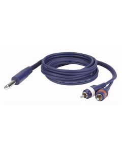 DAP FL353 Stereoklinke - 2x Cinchkabel 3m