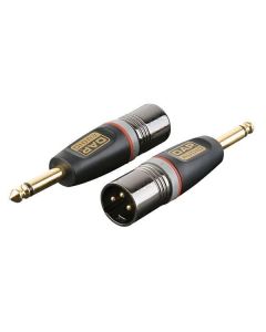 DAP XGA27 XLR-Stecker - Mono-Klinkenstecker-Adapter
