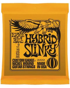 Ernie Ball 2222 Hybrid Slinky E-Gitarrensaiten .009
