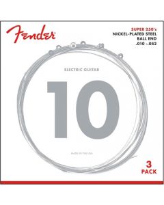 Fender 250R Super 250s Nickel Roundwound 3er-Pack .010