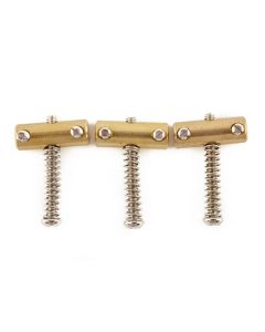 Fender American Vintage Bridge Sättel Messing (3 Stück)