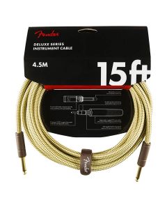 Fender Deluxe Series Instrumentenkabel 4,5 m Tweed