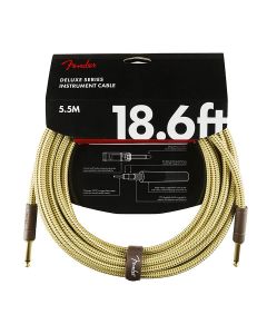 Fender Deluxe Series Instrumentenkabel 5,5 m Tweed