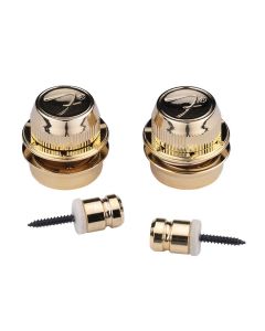 Fender F-Style Riemenschlösser Gold