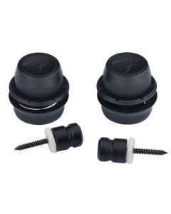 Fender F-Style Riemenschlösser schwarz