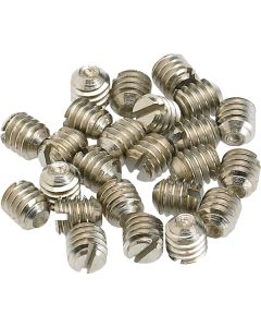 Stellschraube für Fender-Potentiometerknopf 8-32 x 3/16 Nickel (jeweils)