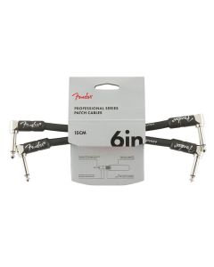 Fender Professional Series Patchkabel 15cm rechtwinklige Buchsen (2 Stück)