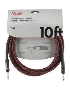 Fender Professional Tweed Instrumentenkabel 3m Rot